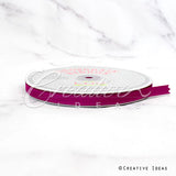 3/8" Grosgrain Ribbon - 50 Yards (Fuchsia)