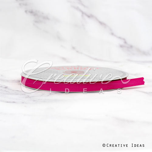 3/8" Grosgrain Ribbon - 50 Yards (Hot Pink)