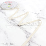 3/8" Grosgrain Ribbon - 50 Yards (Ivory)