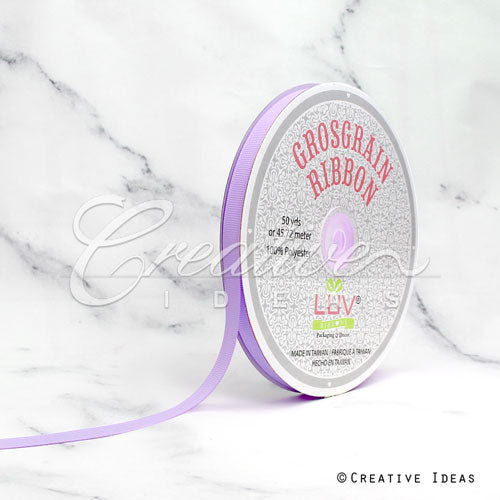 3/8" Grosgrain Ribbon - 50 Yards (Lavender)