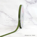 3/8" Grosgrain Ribbon - 50 Yards (Moss Green)