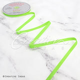 3/8" Grosgrain Ribbon - 50 Yards (Neon Green)