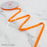3/8" Grosgrain Ribbon - 50 Yards (Neon Orange)