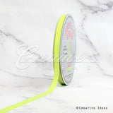 3/8" Grosgrain Ribbon - 50 Yards (Neon Yellow)