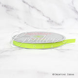 3/8" Grosgrain Ribbon - 50 Yards (Neon Yellow)