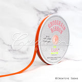 3/8" Grosgrain Ribbon - 50 Yards (Orange)