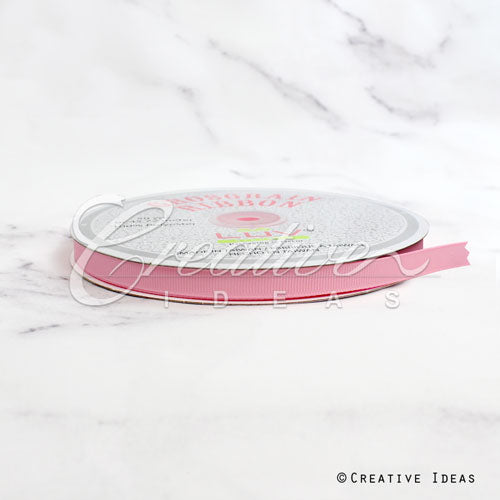 3/8" Grosgrain Ribbon - 50 Yards (Pink)