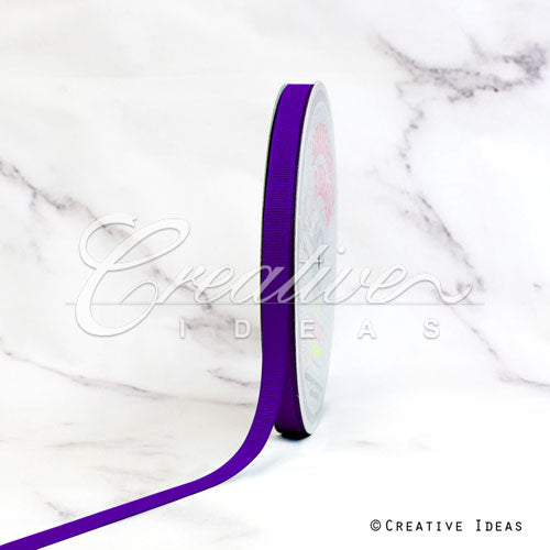 3/8" Grosgrain Ribbon - 50 Yards (Purple)