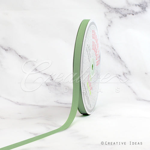 3/8" Grosgrain Ribbon - 50 Yards (Sage)