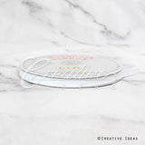 3/8" Grosgrain Ribbon - 50 Yards (White)
