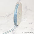 3/8" Organza With Satin Edge Ribbon - 25 Yards (Antique Blue)
