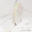 3/8" Organza With Satin Edge Ribbon - 25 Yards (Antique White)