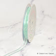 3/8" Organza With Satin Edge Ribbon - 25 Yards (Aqua)