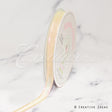 3/8" Organza With Satin Edge Ribbon - 25 Yards (Ivory)