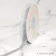 3/8" Organza With Satin Edge Ribbon - 25 Yards (Silver)