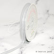 3/8" Organza With Satin Edge Ribbon - 25 Yards (White)