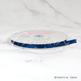 3/8" Single Face Satin-100 Yds (Midnight Blue)