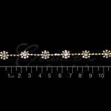 3/8" Small Bubble Rhinestone Chain-3 Yds (Gold)