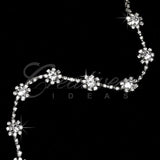 3/8" Small Bubble Rhinestone Chain-3 Yds (Silver)