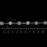 3/8" Small Bubble Rhinestone Chain-3 Yds (Silver)