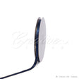3/8" Satin With Gold Edge Ribbon- 50 Yards (Navy Blue)
