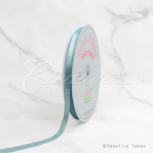 3/8" Single Face Satin Ribbon - 100 Yards (Celadon)