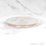 3/8" Single Face Satin Ribbon - 100 Yards (Oat)
