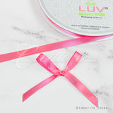 3/8" Single Face Satin Ribbon - 100 Yards (Baby Doll Pink)