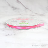 3/8" Single Face Satin Ribbon - 100 Yards (Baby Doll Pink)