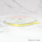 3/8" Single Face Satin Ribbon - 100 Yards (Baby Maize)