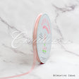 3/8" Single Face Satin Ribbon - 100 Yards (Blush)