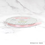 3/8" Single Face Satin Ribbon - 100 Yards (Blush)