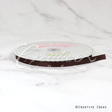 3/8" Single Face Satin Ribbon - 100 Yards (Brown)