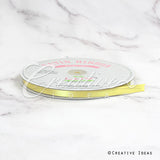 3/8" Single Face Satin Ribbon - 100 Yards (Canary)
