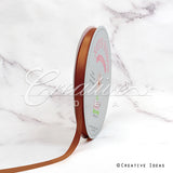 3/8" Single Face Satin Ribbon - 100 Yards (Copper)