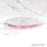 3/8" Single Face Satin Ribbon - 100 Yards (Dusty Pink)