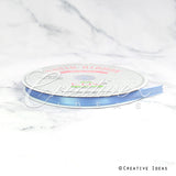 3/8" Single Face Satin Ribbon - 100 Yards (French Blue)