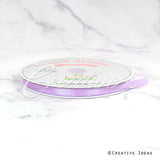 3/8" Single Face Satin Ribbon - 100 Yards (Lavender)