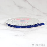 3/8" Single Face Satin Ribbon - 100 Yards (Navy Blue)