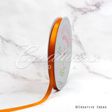 3/8" Single Face Satin Ribbon - 100 Yards (Orange)