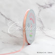 3/8" Single Face Satin Ribbon - 100 Yards (Peach)