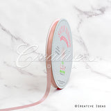 3/8" Single Face Satin Ribbon - 100 Yards (Rose Gold)