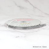3/8" Single Face Satin Ribbon - 100 Yards (Silver)