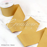 3" Grosgrain Ribbon - 25 Yards (Antique Gold)