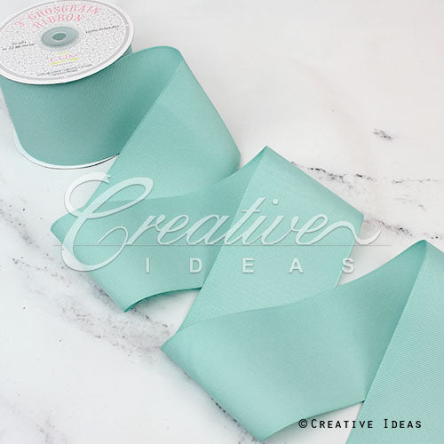 3" Grosgrain Ribbon - 25 Yards (Aqua)