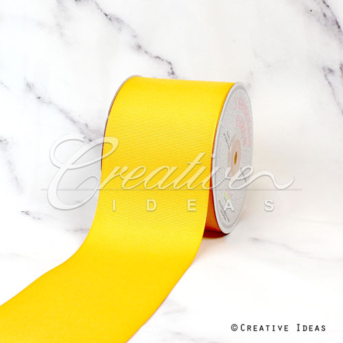 3" Grosgrain Ribbon - 25 Yards (Canary)