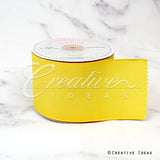 3" Grosgrain Ribbon - 25 Yards (Canary)