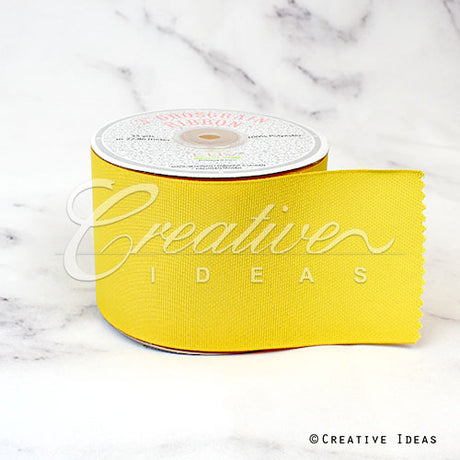 3" Grosgrain Ribbon - 25 Yards (Canary)