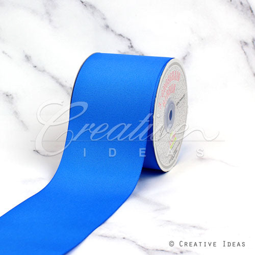 3" Grosgrain Ribbon - 25 Yards (Electric Blue)