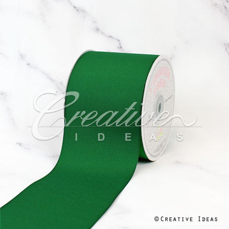 3" Grosgrain Ribbon - 25 Yards (Emerald Green)